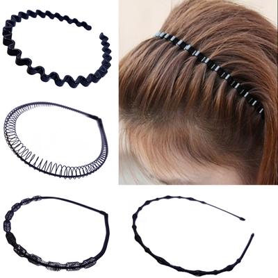 Metal/Plastic Wave HOOP Men Women Wavy Hair Accessories Fashion Elastic 1PC Sports Hair Band  Unique