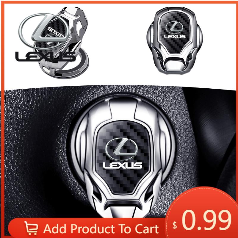 Interior Stickers Car Accessories One-click Start Button Sticker Protection Cover Decals For Lexus EX300H RX450H IS300H ES300H N