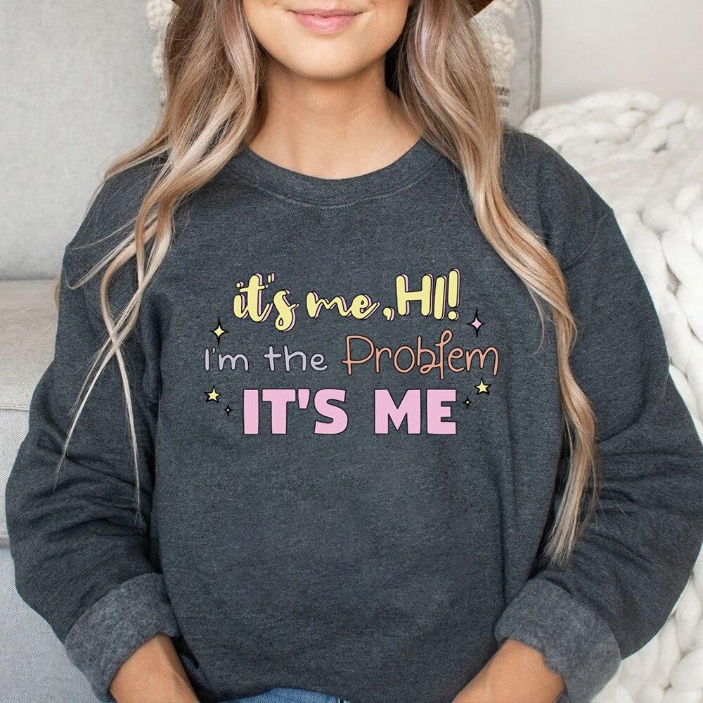 It’s Me Hi Im The Problem Sweatshirt Anti Hero Taylor Midnights Inspirierter Pullover TS Midnights Neues Album Y2k Crewneck Sweashirts