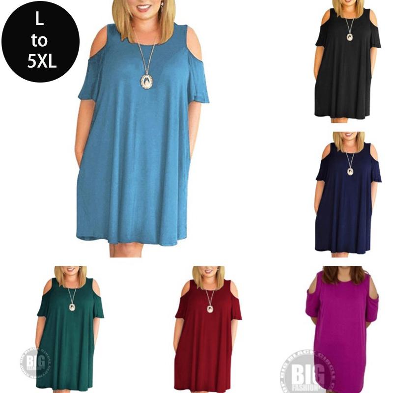 Gorgeous Plus Size Off Shoulder Dress For Summer Parties And Weddings