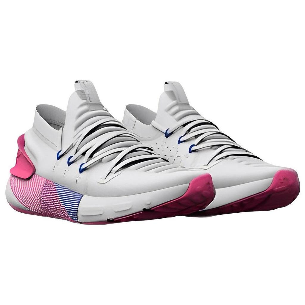 Under Armour Women's HOVR Phantom 3 White Pink Punk Running Sneakers 3025517-103