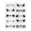 10 Pcs Waterproof Halloween Spider Tattoo Colored Body Tattoo Stickers  Party Supplies