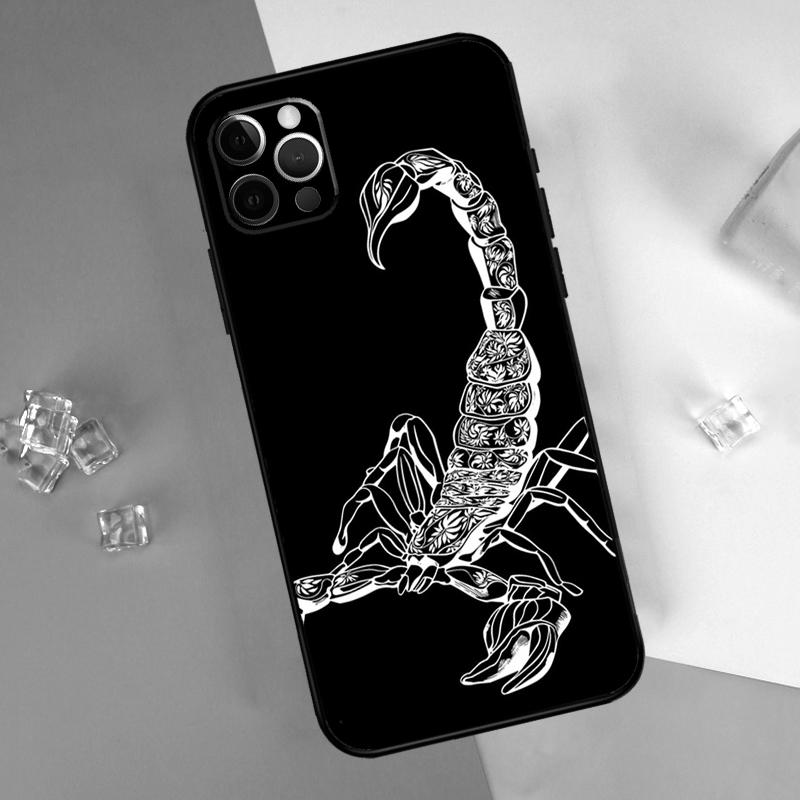 Scorpion Phone Case For iPhone 16 Pro Max 12 13 Mini 11 14 15 Pro Max XR 16 15 Plus 16e Cover Shell