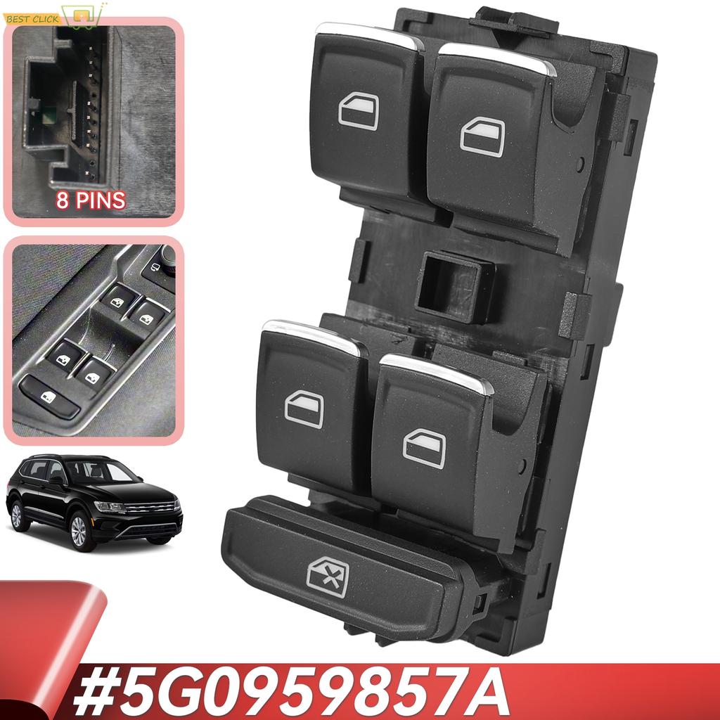 Driver Electric Master Window Switch 5G0959857A For VW Golf Mk7 Passat B8 Tiguan Touran Skoda Seat 5G0959857 Switches Seat 3