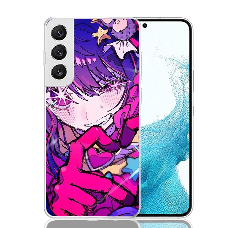 Japan Anime Oshi No Ko Phone Case For Samsung Galaxy S26 Ultra S23 S24 S25 Edge S20 FE S21 S22 Plus Soft Print Shell Cover Funda