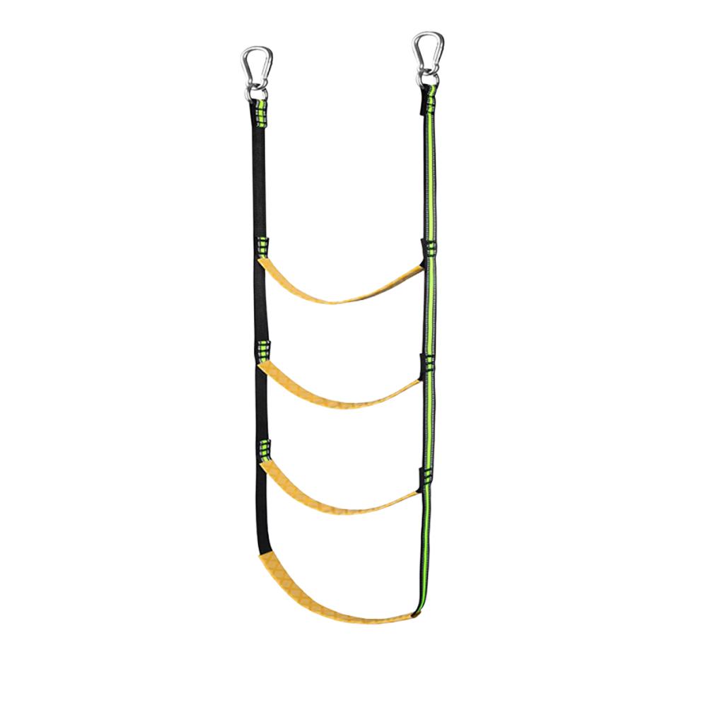 4/5 Step Boat Rope Ladder Heavy Duty Climbing Rope Portable Rope Boarding Ladder for Inflatable Boat Kayak Motorboat Canoeing