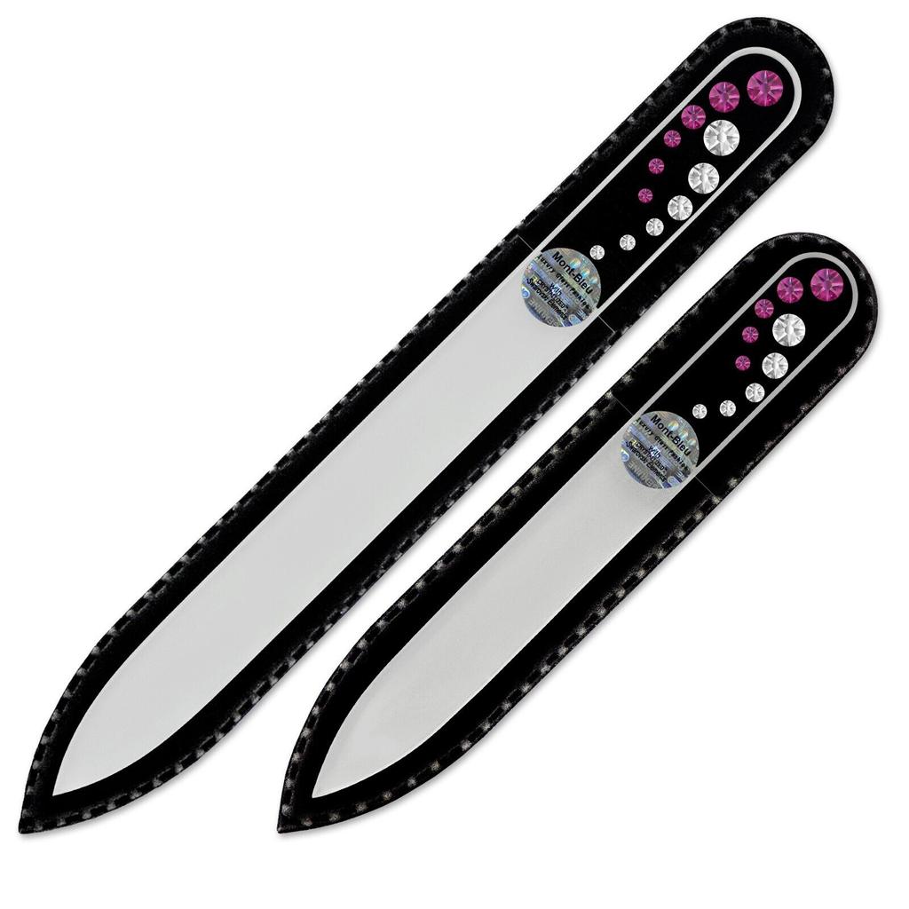 2-piece Nail File Set with Crystals for Women CO-MS