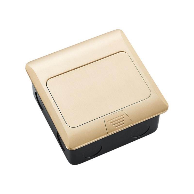 Waterproof 2 Way Floor Socket Flat Floor Concealed Socket Universal Power Outlet Electrical Switches For Home Office