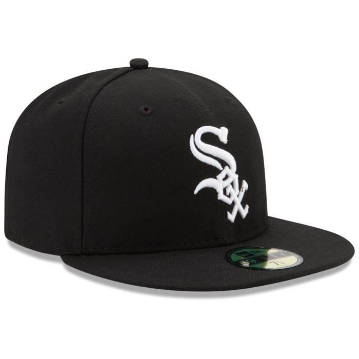 Kappe - New Era - 59Fifty - AUTHENTIC ON-FIELD - Chicago White Sox - Schwarz