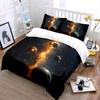 Cosmic Galaxy Planet Design Bedding Duvet Cover Set Duvet Cover Pillowcases  (1*Duvet Cover 2*Pillowcases, without duvet insert)