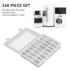 360Pcsbox Glass Fuse Tube 0.25A‑20A 24 Types 6X30Mm 5X20Mm Assortment Set Kit For Circuit Protection