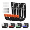 6PCS/Set Heavy Duty Bicycle Support Hooks Anti-Slip Rubber Coating Bike Parking Hanger Cycling