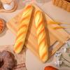2 Stück lebensechte PU künstliche Brotlaibe falsches französisches Brot Requisiten für Fotoshootings Bäckerei Inszenierung Küchen Dekoration Realistisch