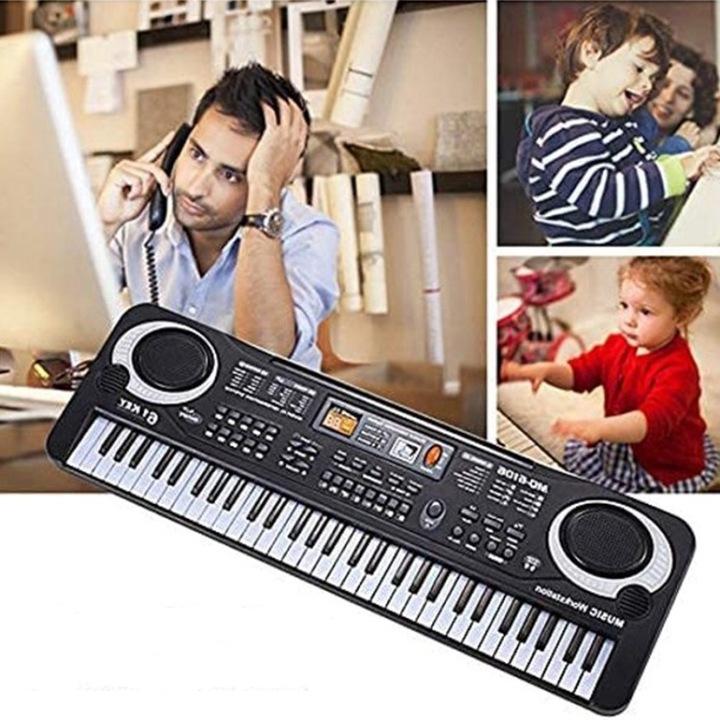 Keyboard Pianino Organy Dzieci Pianinko + Mikrofon