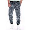 Men's Casual Jogger Pants Elastic Waistband Drawstring Closure Camouflage Print Soft Fabric Lightweight Durable Sportswear