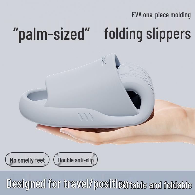 Összecsukható Csúszásmentes Papucsok Férfiaknak és Nőknek - Tökéletesek Utazáshoz, Otthonra vagy Fürdéshez