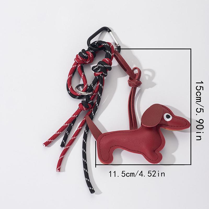 Neuer Niedlicher Herzförmiger Taschenanhänger Nylon Gewebtes Seil Handtasche Rucksack Taschenanhänger Taschenteile Zubehör