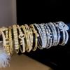 Brățară cu Cataramă Inimă din Zirconiu Placată cu Aur de 18K - Bijuterie Elegantă pentru Femei
