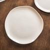 Special-Shaped Plate, Sesame Glaze Plate, Japanese Ceramic Plate, Large Plate, Design Sense, Dinner Plate, Household Vegetable Plate, Salad Plate.