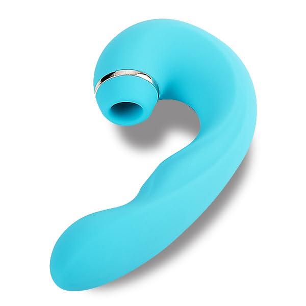 Love Cosmetics Triple Olga Vibrator for Medium Silent (Suction Women, Orgasm, Beginner, Suction, Silicone)