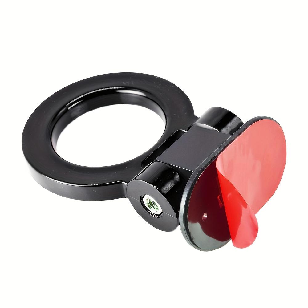 Car Modification Trend Universal Decorative Circular Trailer Hook ABS Adhesive Non-destructive Trailer Hook Adjustable Plastic Trailer Ring