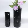 Nordic Modern Polka Dot Resin Vase: Creative Tabletop Flower Decoration for Living Room or Office.