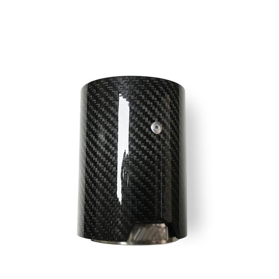 1PC Exhaust Replacement Stainless Steel and Carbon Fiber INLET 70mm-OUTLET 90mm