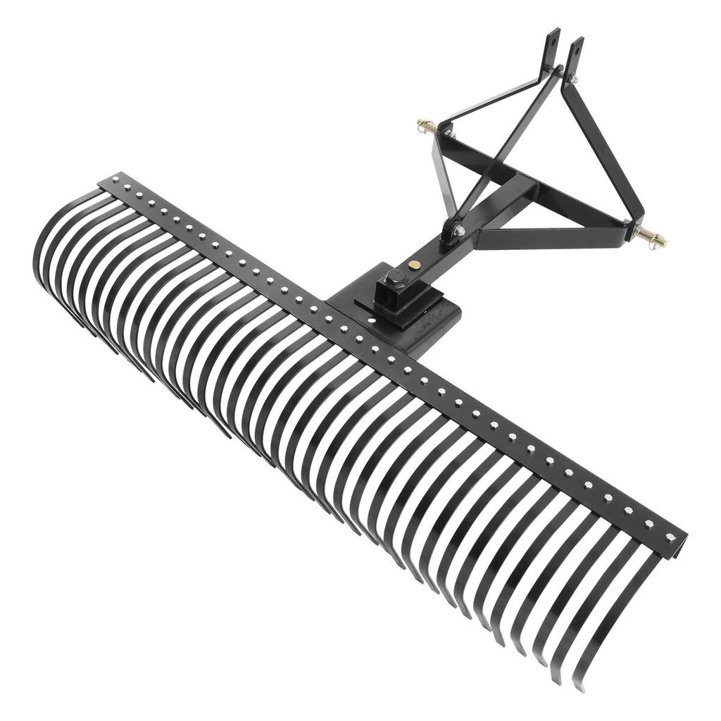 Tow Behind Dethatcher 72" 3-Point Lawn Dethatcher Rake with Attachments