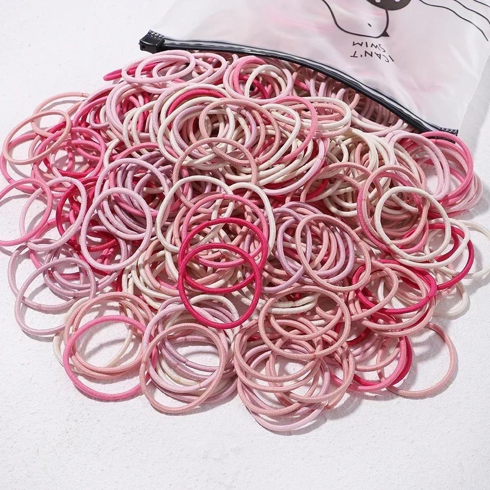 50 szt. Gumki do włosów Opaski Gumki do kucyka Sznurek Scrunchies Obręcz Colet Opaska do włosów dla Kobiety Mężczyzny Dziewczynki Cienkie Akcesorium do fryzury