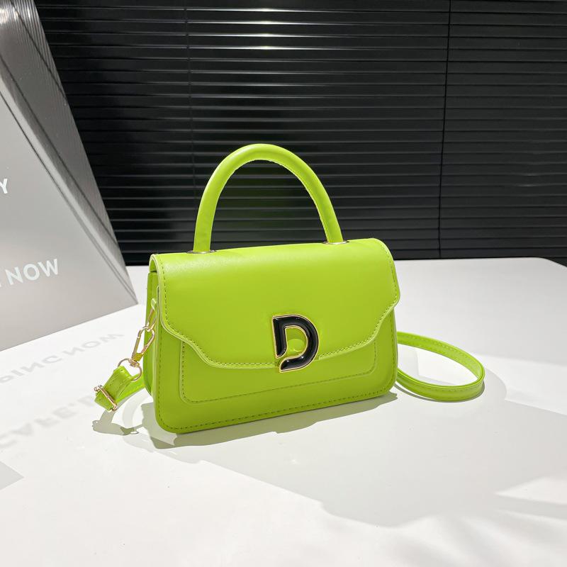 Alphabet fashion premium texture bag new retro fashion portable shoulder messenger bag