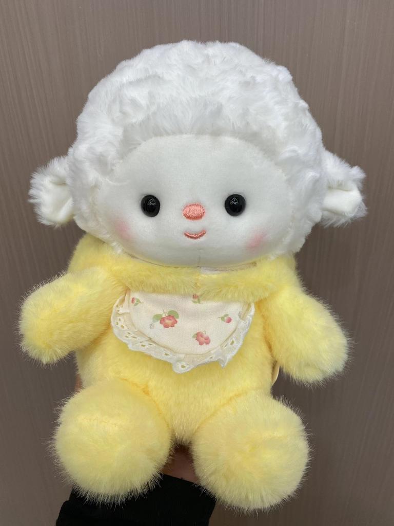 Cute Lamb Plush Doll With Sleep Hat For Kids And Baby Bedtime Comfort