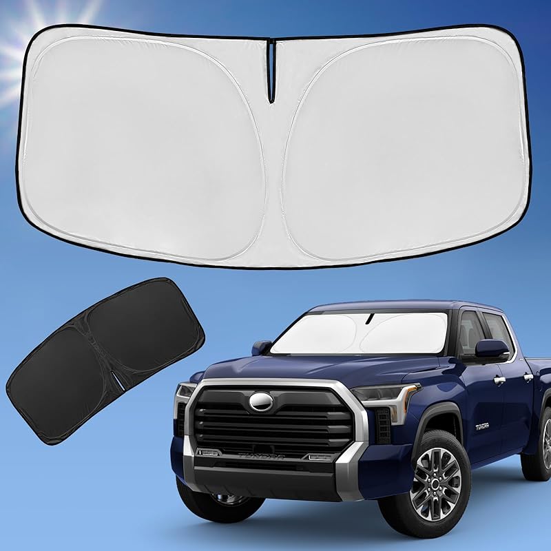 For Toyota Tacoma 2016- 2024 2025 2026 Sun Shade Sunshade Windshield Cover - 4 Layers Front Window Shade  Fit Tacoma 2Dr 4Dr Pickup Sun Visor 240T