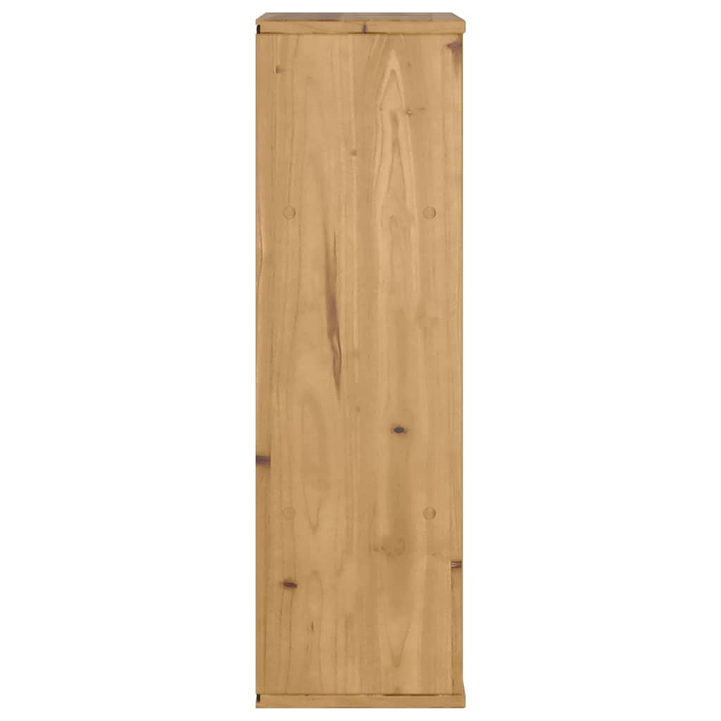 ODDA Side Table Cabinet 40 X 24 X 79 Cm Solid Pine Wood