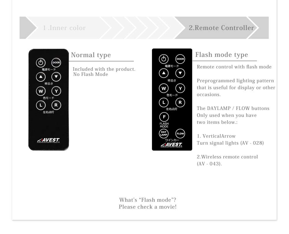 AVEST Vertical Arrow Neo LED Room Lamp for Toyota Bronze Gold Inner with Remote Control C-HR, Color,
