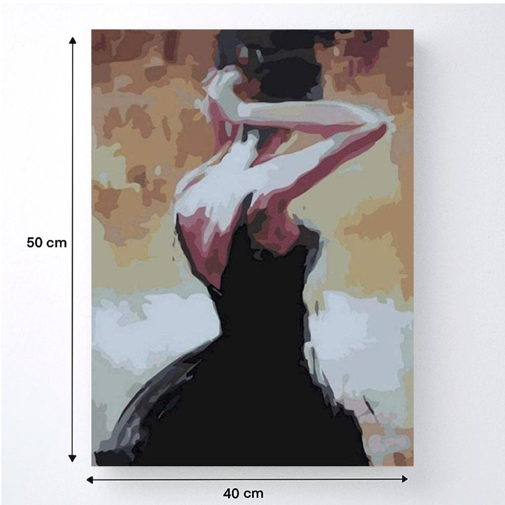 Malowanie Po Numerach Z Ramą Obrazy Do Malowania - Sztuka Tańca 40X50 Cm