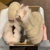 Thick-soled Inner Height-increasing Leather Fur Snow Boots Women's 2025 Winter New Piled Thick Cotton Shoes Short Boots