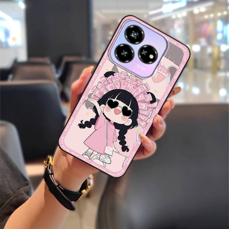 Silicone Back Cover Phone Case For ZTE Blade V60 Design/Axon 60 Lite Anti-knock Cartoon Anti-dust Animals Phone Pouch