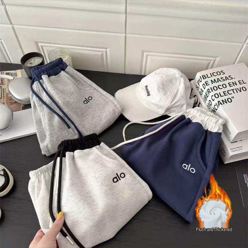 Unisex spodnie dresowe z polarową podszewką dla dzieci: Swobodne spodnie dresowe w stylu koreańskim na jesień i zimę