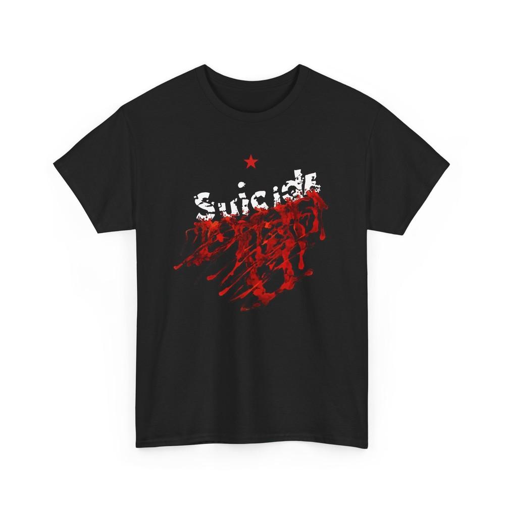 

suicide 1977 album cover black tshirt XL