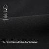 Less 2025 Winter Women's H-Line Stand Collar Long Wool Coat