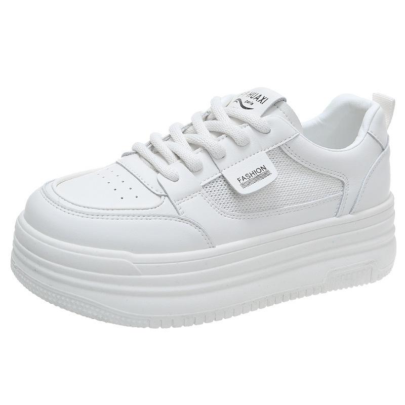 Soft-soled Little White Shoes Women's Versatile New Spring and Summer Muffin Shoes Mesh Women's Platform Sports and Leisure Shoes