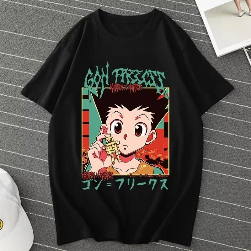 2025 Anime Hunter X Hunter Killua Zoldyck T Shirt Men Women Casual Fashion Harajuku Short Sleeve Crew Neck Plus Size Unisex