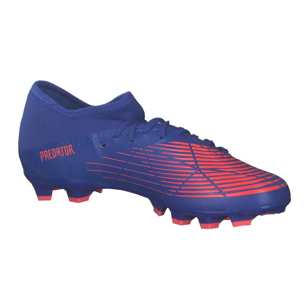 Adidas Predator Low HG LSC53 Soccer Blue Size for Soil and Artificial Model Worn by Takumi Minamino and Mana Edge.3 Cleats, Hi-Res Blue/Turbo/Hi-Res