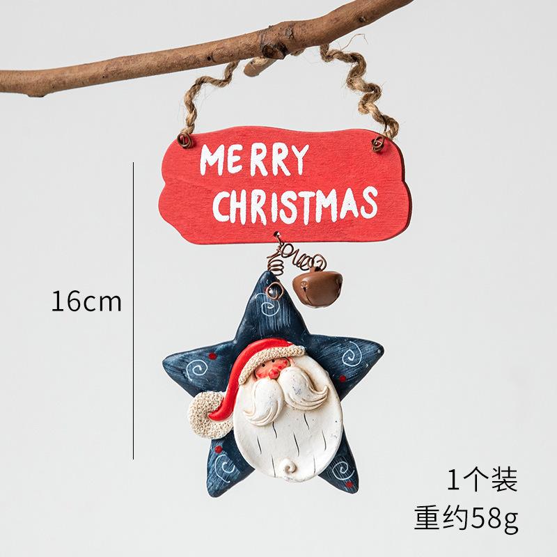 Christmas Resin Tree Decorations Santa Snowman Angel Pendant Ornament DIY Kids Toys Noel Navidad Kerst 2025