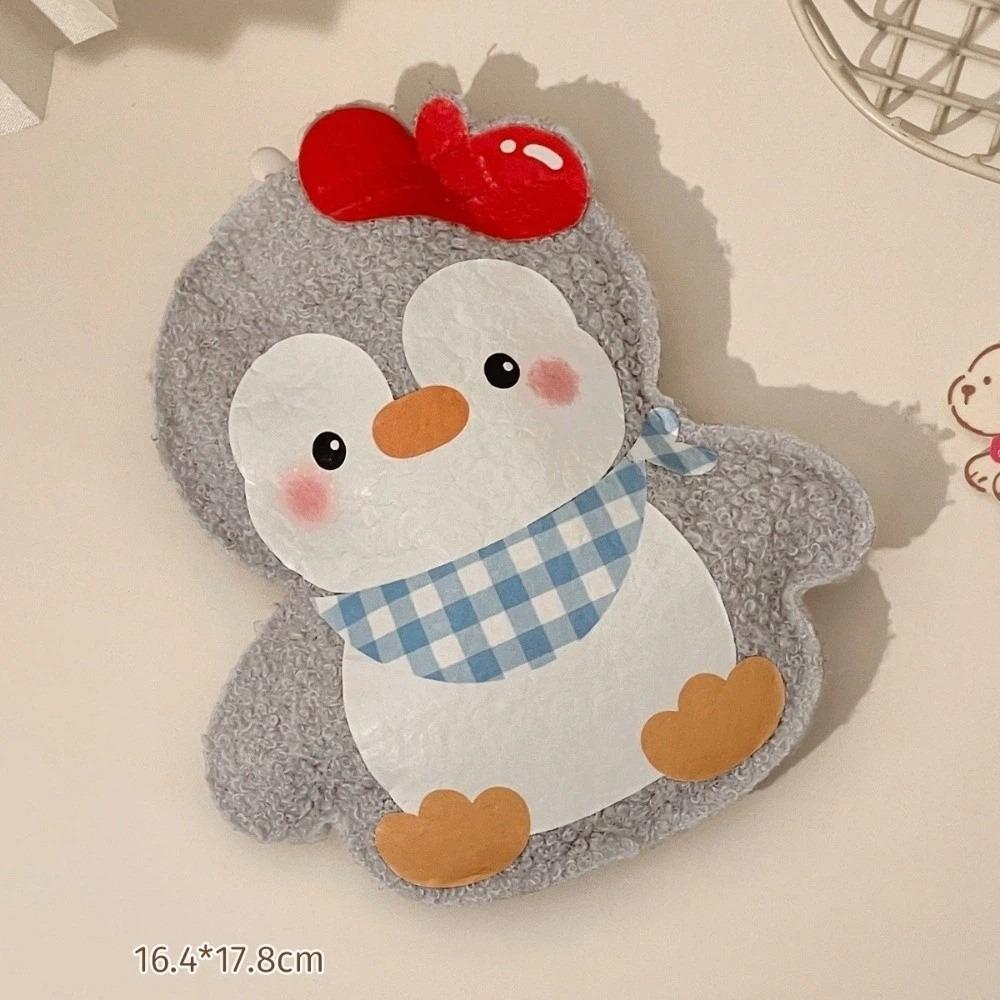 Plush Hot Water Bag Mini Portable Hot Water Bottle Cute Water Filling Bag  Student Use