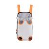 Double Shoulder Dog Front Carrier Breathable Mesh Dog Carrying Bag Pet Outdoor Backpack  Camping