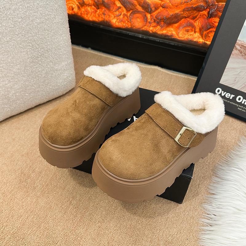 

Жіночі м які еластичні зимові теплі холодні стьобані снігові чоботи на товстій підошві, нековзні, зносостійкі, для активного відпочинку на природі, спортивні бавовняні чоботи 40 коричневий