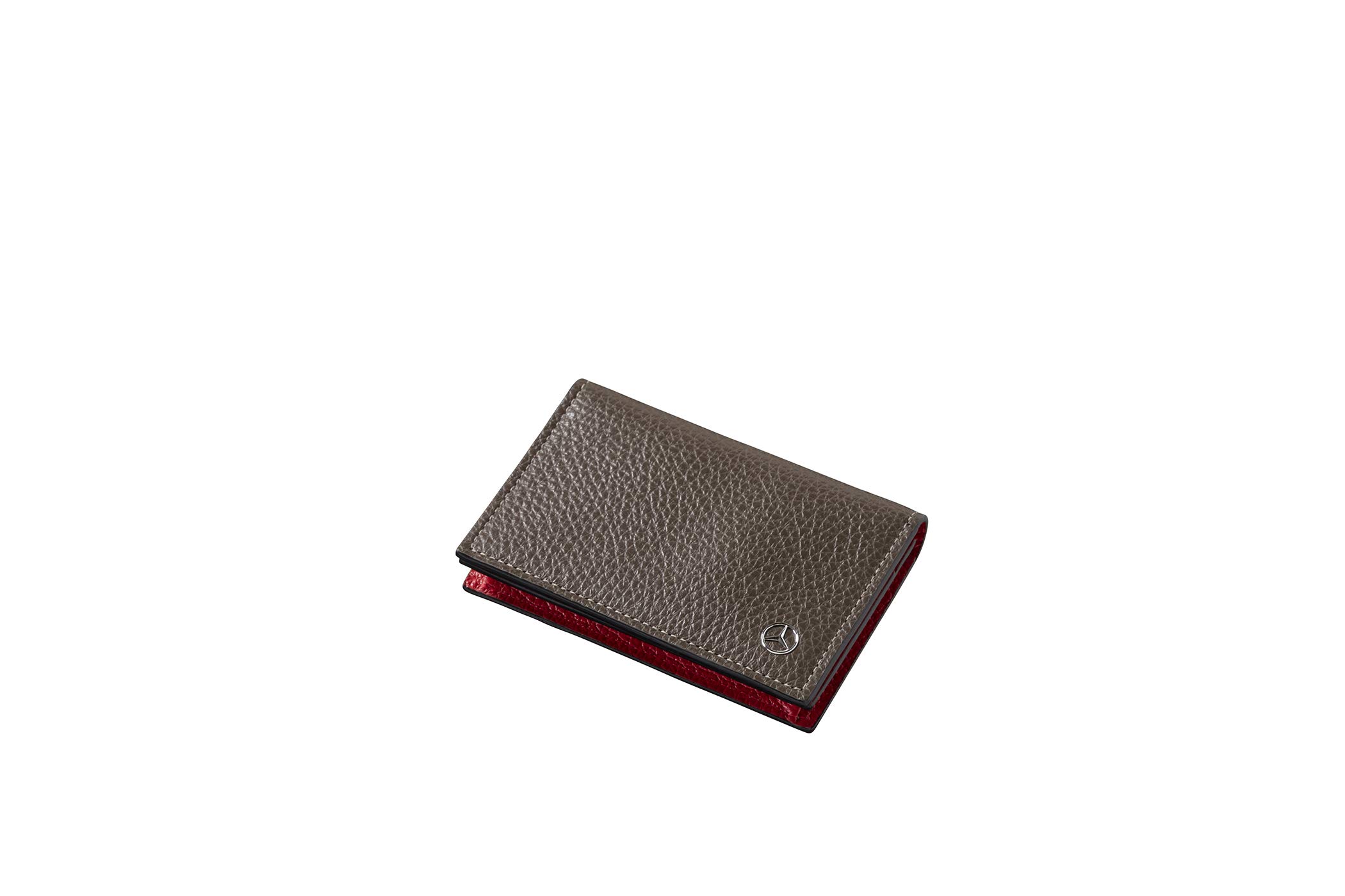 

Genuine business card holder [Mercedes-Benz Collection] taupe/red