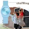 Silicone Watch Women Cute Waterproof Fashion Analog Quartz Watch Accessory - Birthday Christmas Children's Day Gift