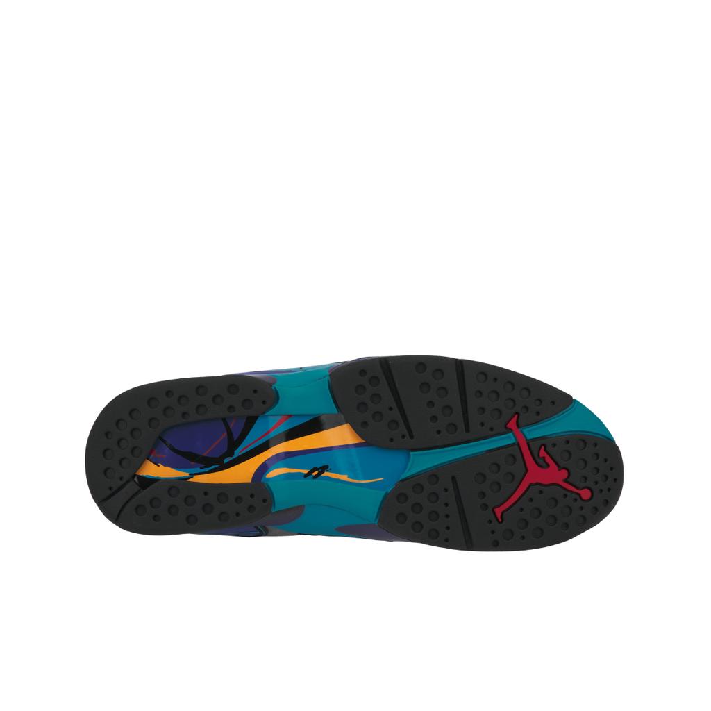 Air Jordan 8 Retro Aqua 2025 Męskie Sneakersy Czarne Prawdziwa Czerwień Żelazna Szarość 305381-006